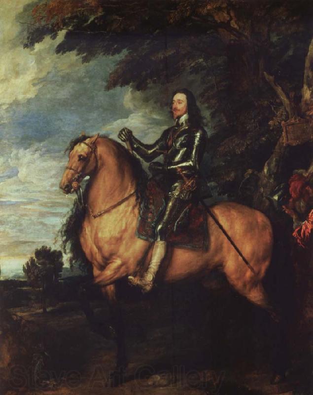 Anthony Van Dyck Portrat Karls I. Konig of England Spain oil painting art